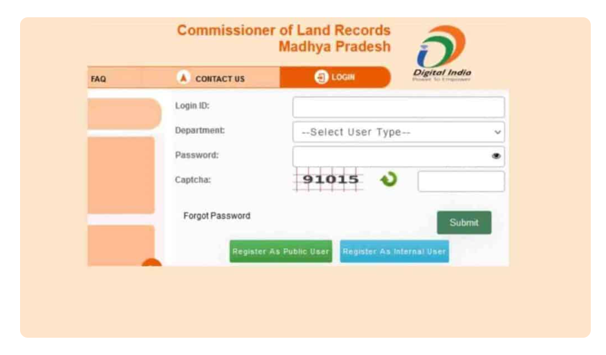 डिजिटल हस्ताक्षरित भूमि रिकॉर्ड प्रतिलिपि की प्रक्रिया